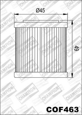 Filtru ulei CHAMPION COF463
