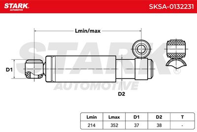 амортисьор STARK SKSA-0132231