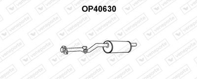 Предглушитель выхлопных газов VENEPORTE OP40630 для OPEL FRONTERA