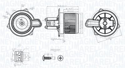 INNENRAUMGEBLäSE MAGNETI MARELLI 069412781010