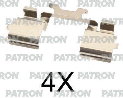 Комплектующие, колодки дискового тормоза PATRON PSRK1058 для CITROËN JUMPER