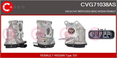 AGR-Ventil CASCO CVG71038AS
