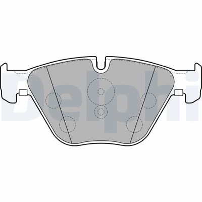 Delphi LP2245 Brake Pad Set, disc brake