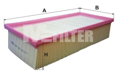 MFILTER K 437 Воздушный фильтр  для TOYOTA CARINA (Тойота Карина)