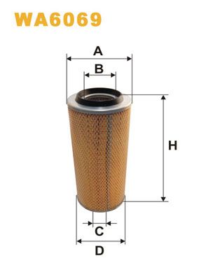 WIX FILTERS WA6069 Воздушный фильтр  для NISSAN TRADE (Ниссан Траде)