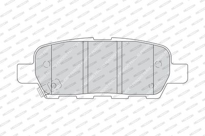 BREMSBELAGSATZ SCHEIBENBREMSE FERODO FDB1693 1