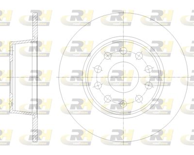 ROADHOUSE 62098.00 Тормозной диск 