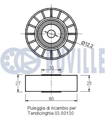 ROLA GHIDARE/CONDUCERE CUREA TRANSMISIE RUVILLE 540177 1