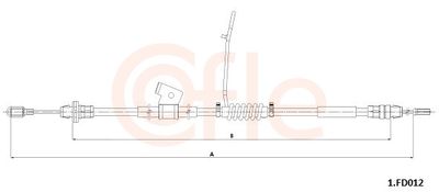 CABLU FRANA DE PARCARE