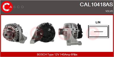 GENERATOR / ALTERNATOR CASCO CAL10418AS