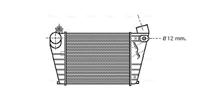 AVA QUALITY COOLING Intercooler, inlaatluchtkoeler (VNA4200)