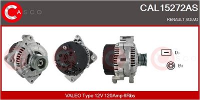 GENERATOR / ALTERNATOR CASCO CAL15272AS