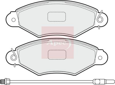APEC Brake Pad Set, disc brake PAD1505