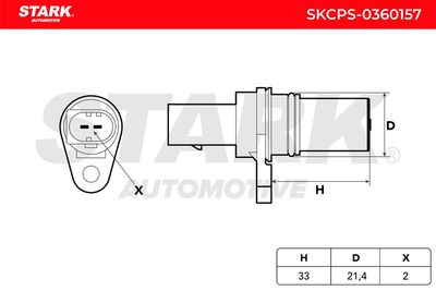 импулсен датчик, колянов вал STARK SKCPS-0360157