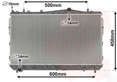 VAN WEZEL 81002073 Крышка радиатора  для CHEVROLET NUBIRA (Шевроле Нубира)