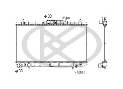 Radiator, racire motor Koyorad PL812976R