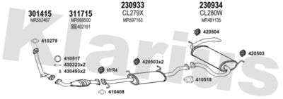 Układ wydechowy KLARIUS 210200E