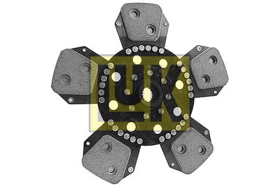 Koppelingsplaat/plaat keramiek (327mm aantal peddels: 5)