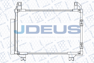 JDEUS 728M68 Радиатор кондиционера  для SUBARU  (Субару Трезиа)