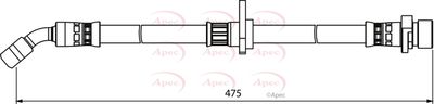 Brake Hose APEC HOS3982