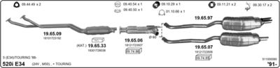 SISTEM DE ESAPAMENT IMASAF 511000080