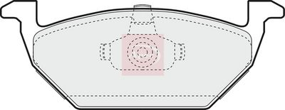 APEC Brake Pad Set, disc brake PAD966