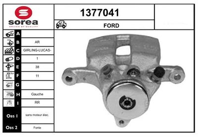 BREMSSATTEL SNRA 1377041