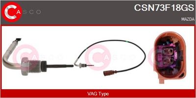 SENZOR TEMPERATURA GAZE EVACUARE CASCO CSN73F18GS