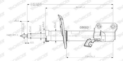 STOßDäMPFER MONROE G8660 1