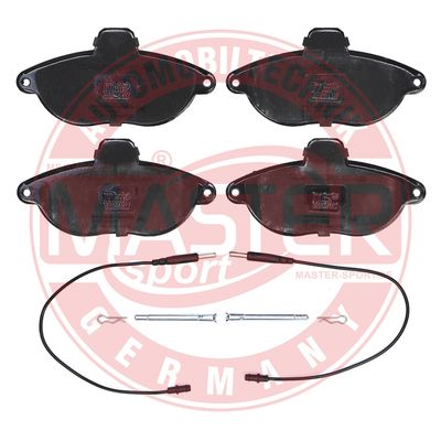 Zestaw klocków hamulcowych, hamulce tarczowe MASTER-SPORT GERMANY 13046039572N-SET-MS