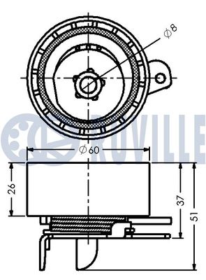 ROLA INTINZATOR CUREA DISTRIBUTIE RUVILLE 542527 1