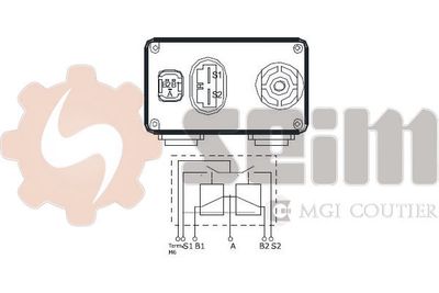 UNITATE DE CONTROL BUJII INCANDESCENTE SEIM 105540 2
