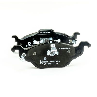 BREMSBELAGSATZ SCHEIBENBREMSE DELPHI LP1673 37