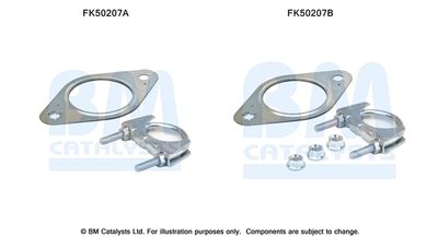 Zestaw montażowy, rura wydechowa BM CATALYSTS FK50207