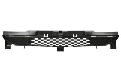 Voorbumper afdekking Voor (Midden, geen actieve cruise control, plastic, zwart) past: DODGE CHARGER 11.10-12.14