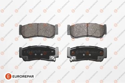 Комплект тормозных колодок, дисковый тормоз EUROREPAR 1639370980 для HYUNDAI H-1