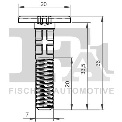 CLIPS ACOPERIRE DECORATIVA SI PROTECTIE FA1 107000210 1