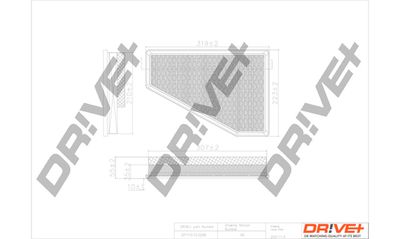 Воздушный фильтр Dr!ve+ DP1110.10.0298 для CHRYSLER PT CRUISER