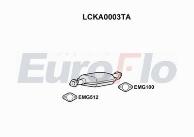 Katalizator EUROFLO LCKA0003TA
