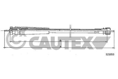 CAUTEX Snelheidsmeterkabel (762141)
