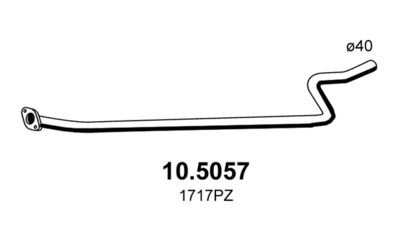 Rura wydechowa ASSO 10.5057