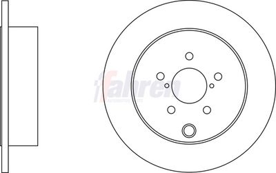 Fahren Brake Disc FBD6770