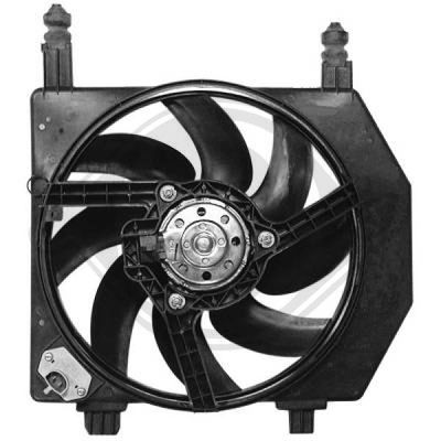 Вентилятор, охлаждение двигателя DIEDERICHS 1403201 для MAZDA 121