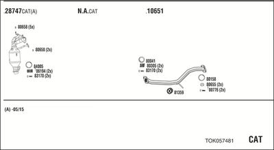 SISTEM DE ESAPAMENT WALKER TOK057481