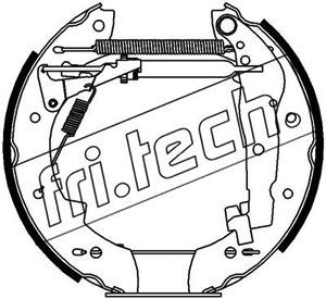 Комплект тормозных колодок fri.tech. 16225 для SUZUKI SJ413