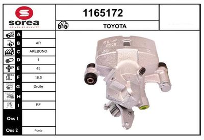 BREMSSATTEL SNRA 1165172