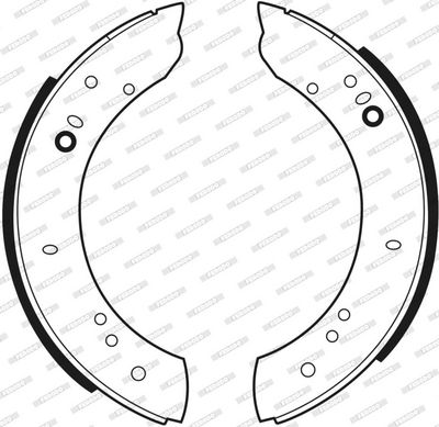 SET SABOTI FRANA FERODO FSB347 2