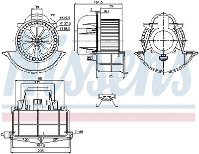 Interior Blower 87139