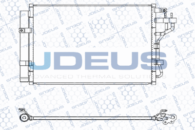 Конденсатор, кондиционер JDEUS M-7650250 для KIA PICANTO