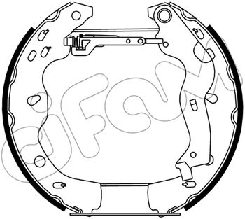 CIFAM 151-201 Ремкомплект барабанных колодок  для FIAT SEDICI (Фиат Седики)